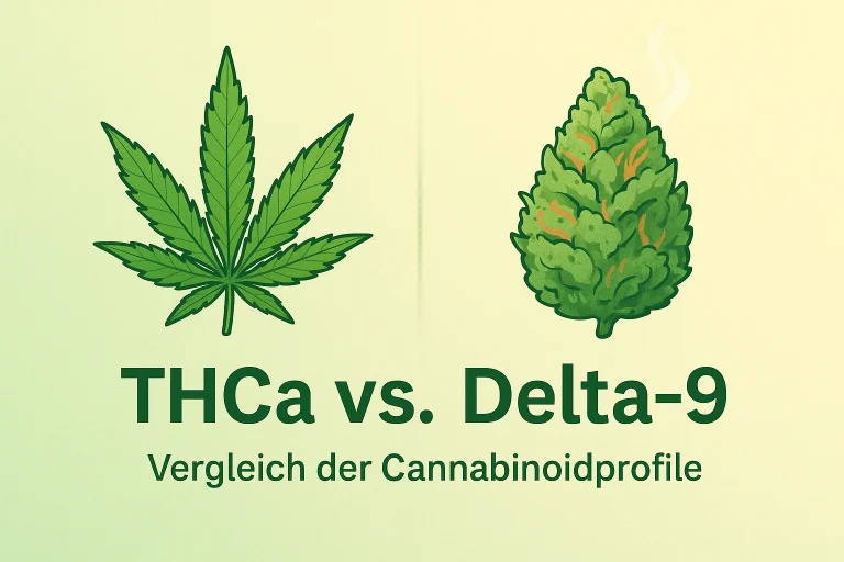 THCa vs. Delta-9 Vergleich der Cannabinoidprofile
