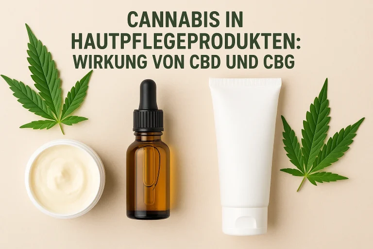 Cannabis in Hautpflegeprodukten: Wirkung von CBD und CBG