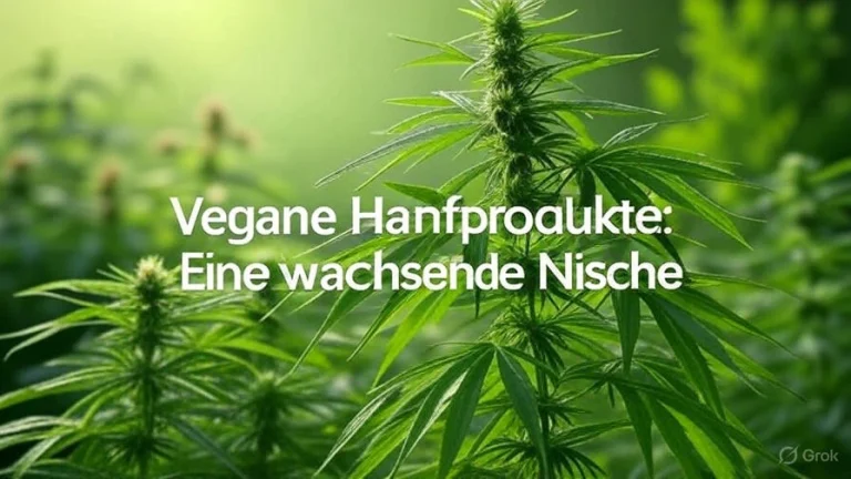 Vegane Hanfprodukte: Eine wachsende Nische