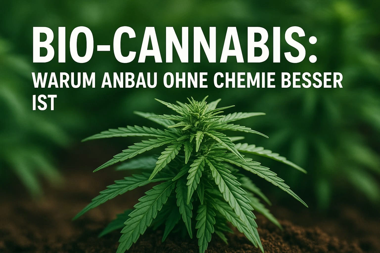 Bio-Cannabis Warum Anbau ohne Chemie besser ist